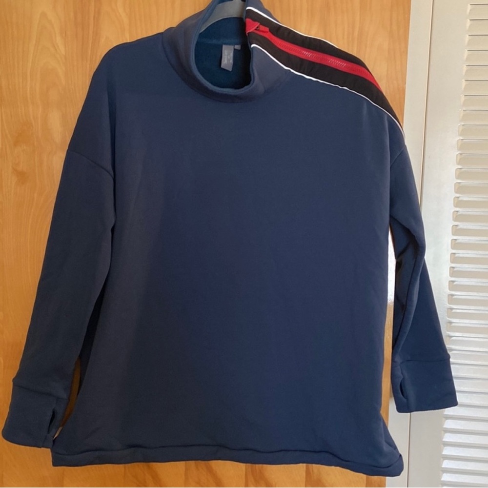 Sweaty Betty striped sweatshirt size large $175